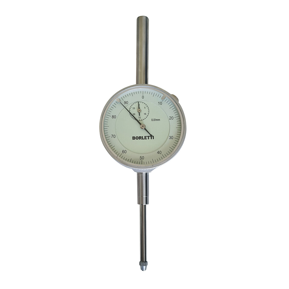 BORLETTI SC30S Analoge Langhub-Zentesimal-Messuhr mit 30mm Messbereich, 0.01mm Auflösung