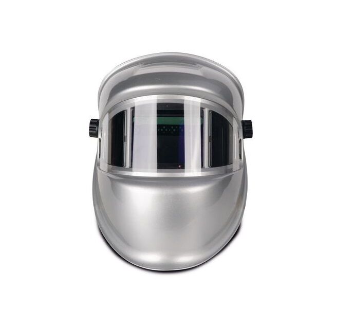 SCHWEISSKRAFT 1654060 Automatik-Schweißerschutzhelm geeignet für Elektroden-, MIG/MAG- und WIG-Schweißen, geeignet für den professionellen Einsatz, 180° selbstverdunkelndes Visier