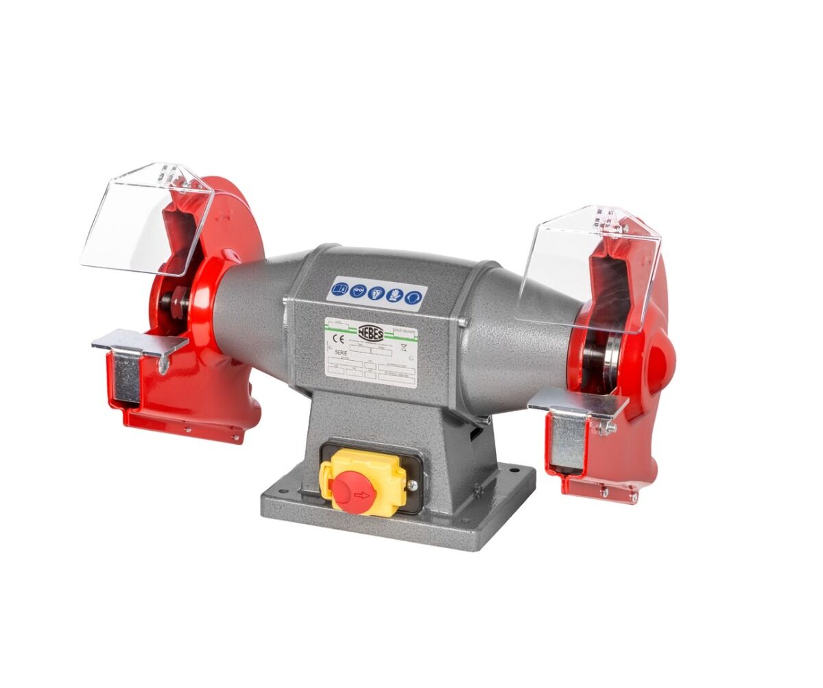 NEBES SE-1 Smerigliatrice industriale professionale in alluminio con motore trifase ad induzione 375W per mole 150x20x16 mm