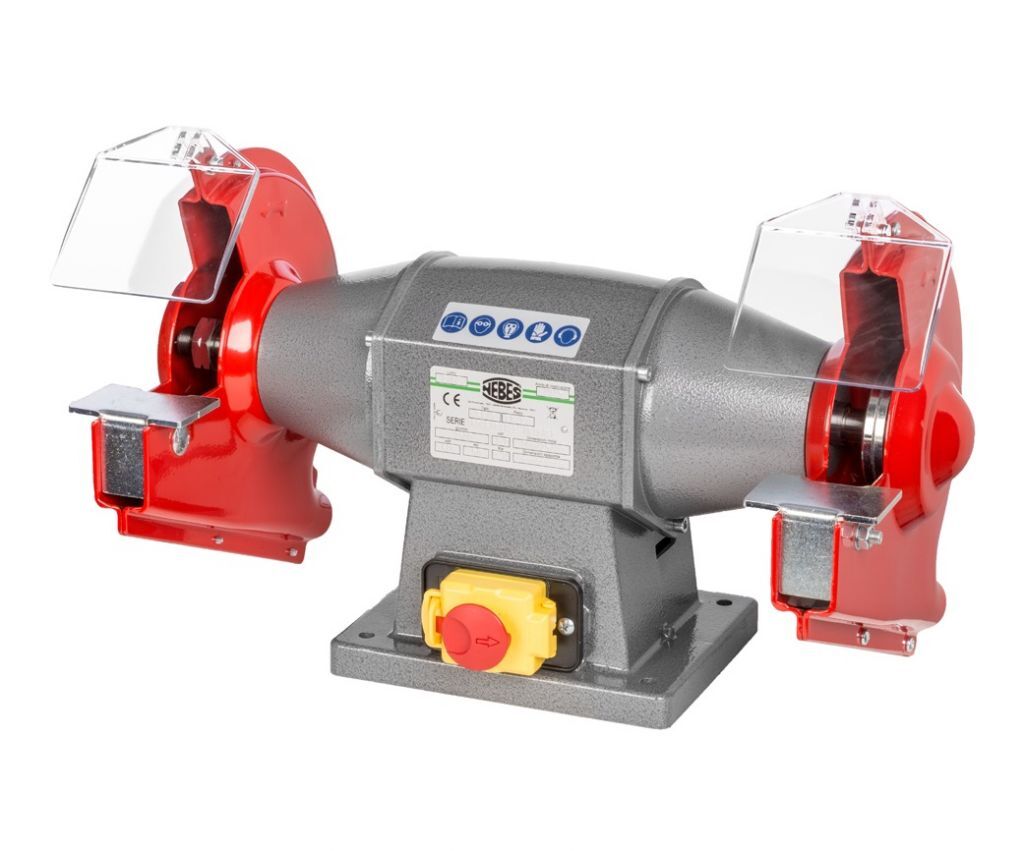 NEBES SE-2 Smerigliatrice industriale professionale in alluminio con motore trifase ad induzione 750W per mole 200x25x20 mm