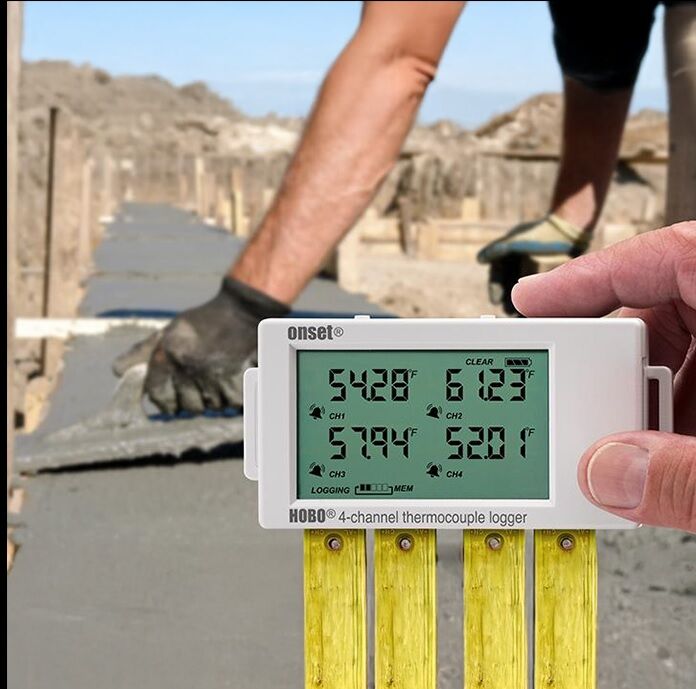 SELIN UX120-014M HOBO data logger for temperature measurement from -200°C to +1700°C depending on the type of thermocouple, 4 inputs for thermocouples type K, T, J, R, S, N, B, E