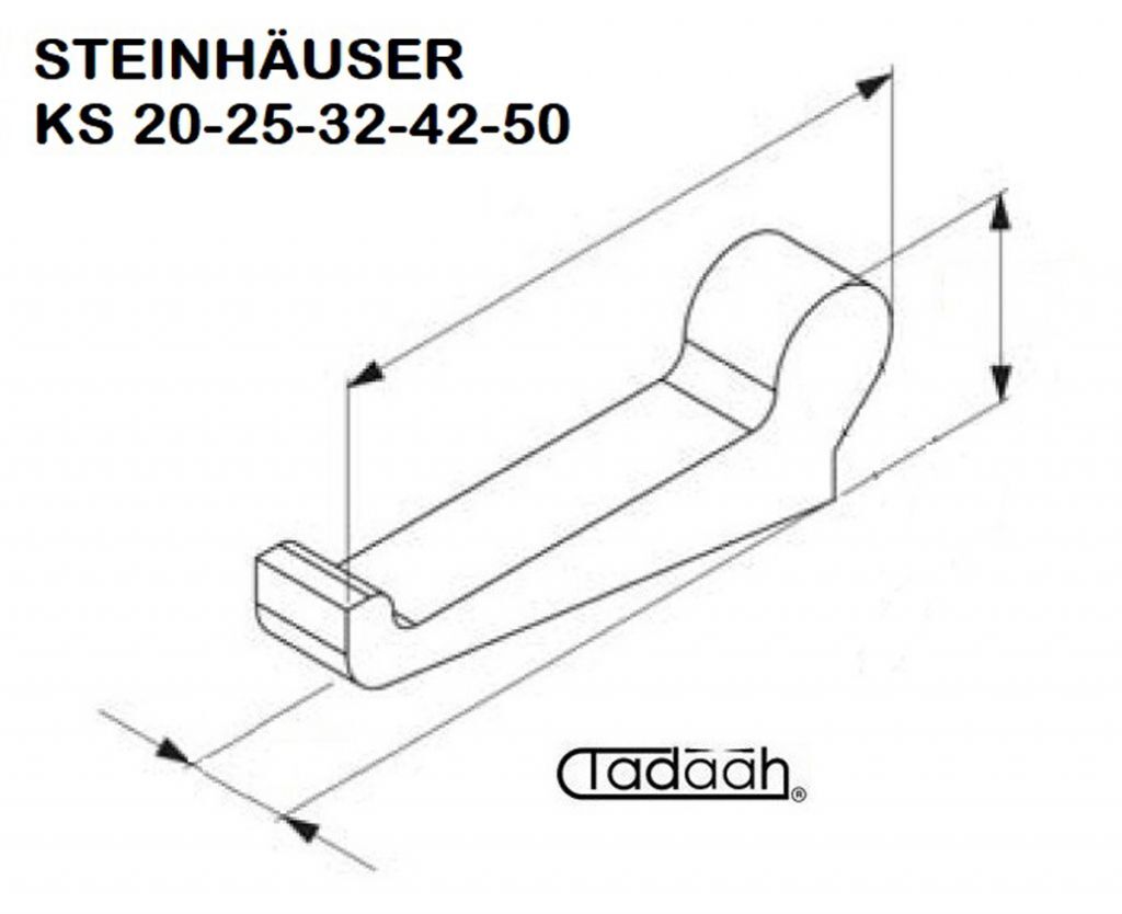 SK03420.340 Nasello - martelletto per tornio monomandrino STEINHÄUSER KS20 - KS25 - KS32 - KS42 - KS50