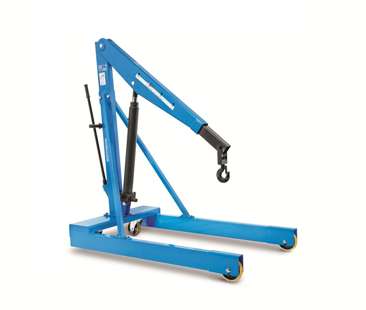 OMCN SL/20 Hydraulischer Werkstattwagenkran mit Ausziehbare Arm in vier Arbeitspositionen, Tragfähigkeit 2 t