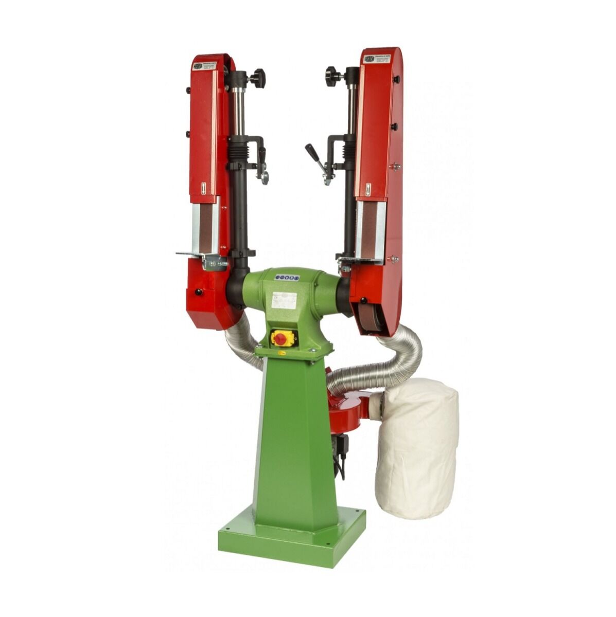 NEBES SNA-4 SNA-4 Doppelband-Industrieschleifmaschine mit Staubsauger, 400 V Drehstrom-Induktionsmotor - Schleifbandabmessungen 2000x50 mm