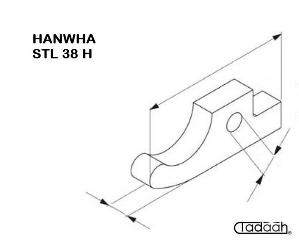 ST-11000-819 Spannfinger passend für Einspindeldrehautomat HANWHA -  STL 38 H