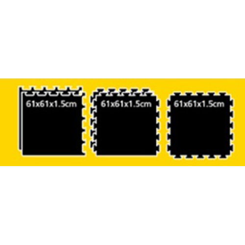 UNICOMFORT STANLEY UMT2424A - Tappetino anti-fatica a piastrelle, pezzo centrale 60x60x1,5cm