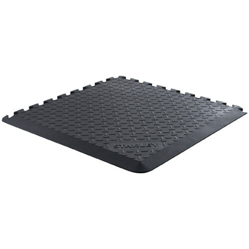 UNICOMFORT STANLEY UMT2424C - Tappetino anti-fatica a piastrelle, pezzo d'angolo 60x60x1,5cm - Confezione 2 pezzi