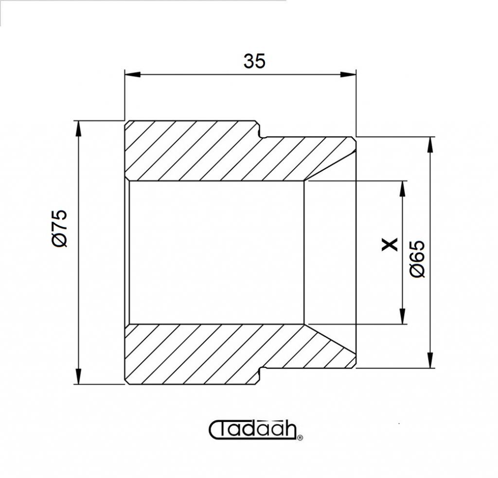 Boccola Guidabarra per Schütte SD/VD50 - SF51 