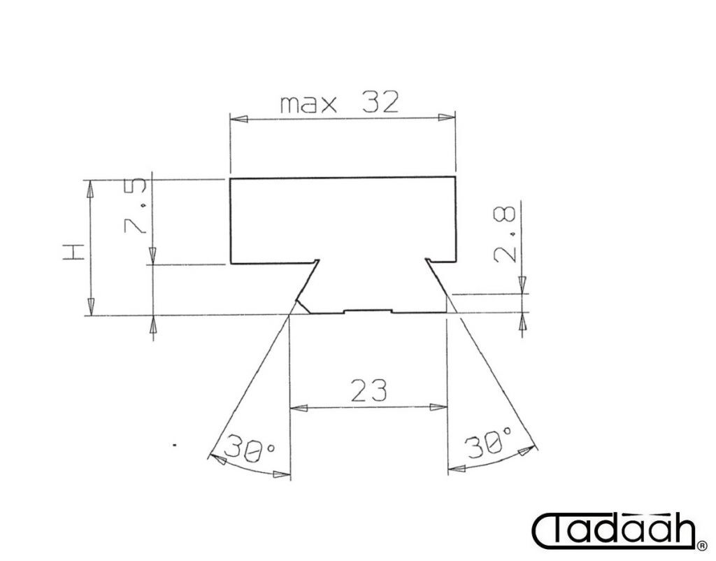 08.34.350 Prismatic tool holder for Gildemeister DMG-Mori IMIS08, AS16, AS20, GS20, GM20, GM20AC