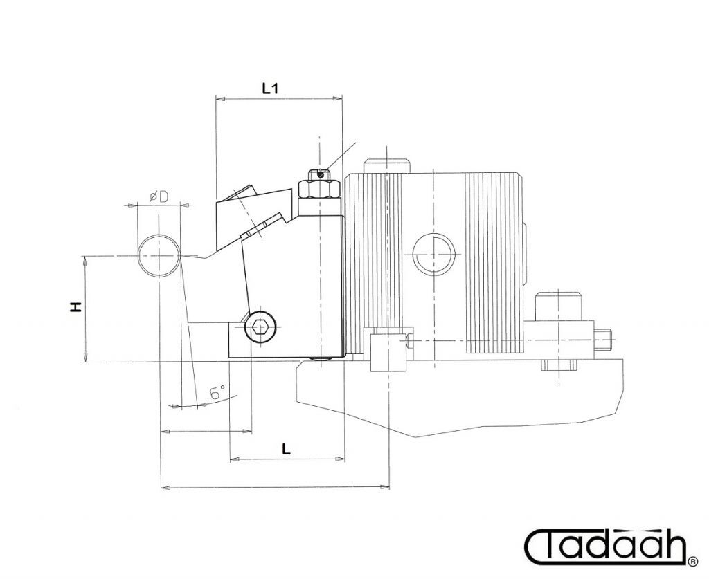 08.34.500  Flacher prismen halterstsahl fuer atomatik drehmaschine mehrspindel Gildermeister  DMG Mori AS16, AS20, GM20, GM20AC, GS20