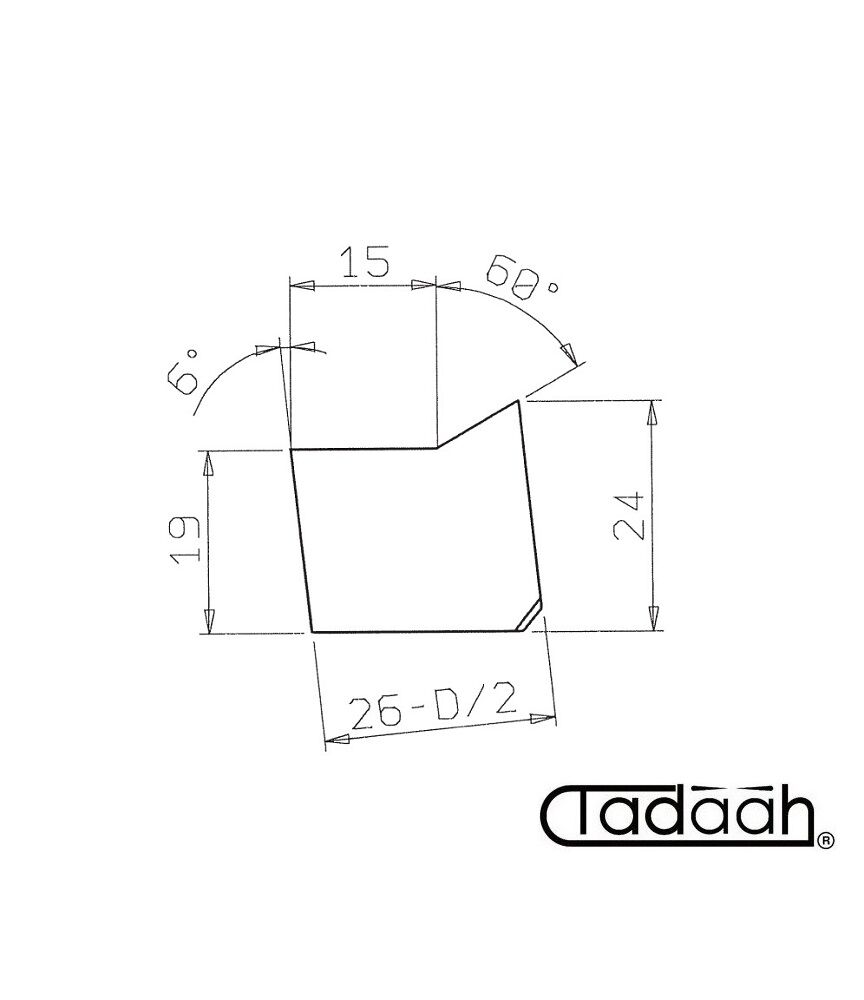 08.34.500  Flacher prismen halterstsahl fuer atomatik drehmaschine mehrspindel Gildermeister  DMG Mori AS16, AS20, GM20, GM20AC, GS20