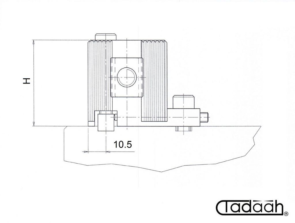 880600 Torretta stretta per Gildemeister IMIS08, AS16, AS20, GS20, GM20, GM20AC
