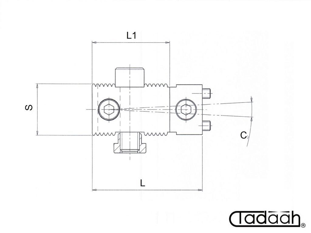 880600 Torretta stretta per Gildemeister IMIS08, AS16, AS20, GS20, GM20, GM20AC