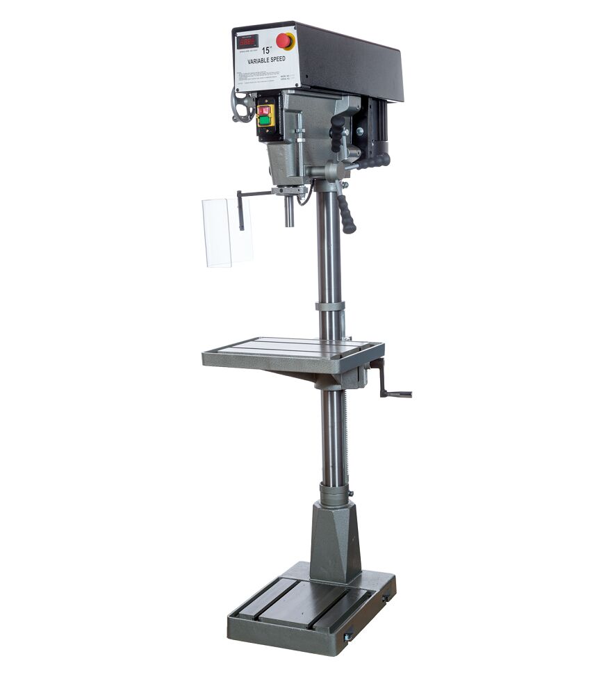 NEBES TC19CF Säulenbohrmaschine mit Riemenantriebsmotor mit mechanischem Drehzahlregler, Einphasenmotor