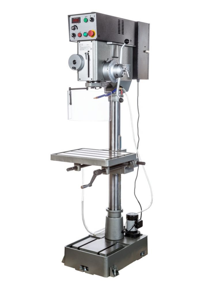 NEBES TC32IMA Professional industrial drill press with drilling and tapping function, belt-driven Inverter motor