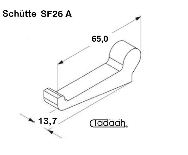 C 3220-B-11 SL Chuck lever suitable for Schütte multispindle SF 26 A series