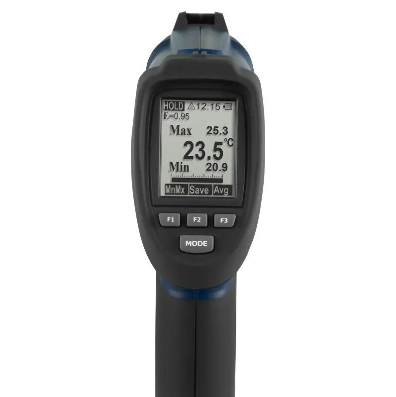 PCE Instruments PCE-894 Termometro ad infrarossi industriale con ingresso per termocoppia, doppio raggio laser, campo di misura da -50 a +1850°C