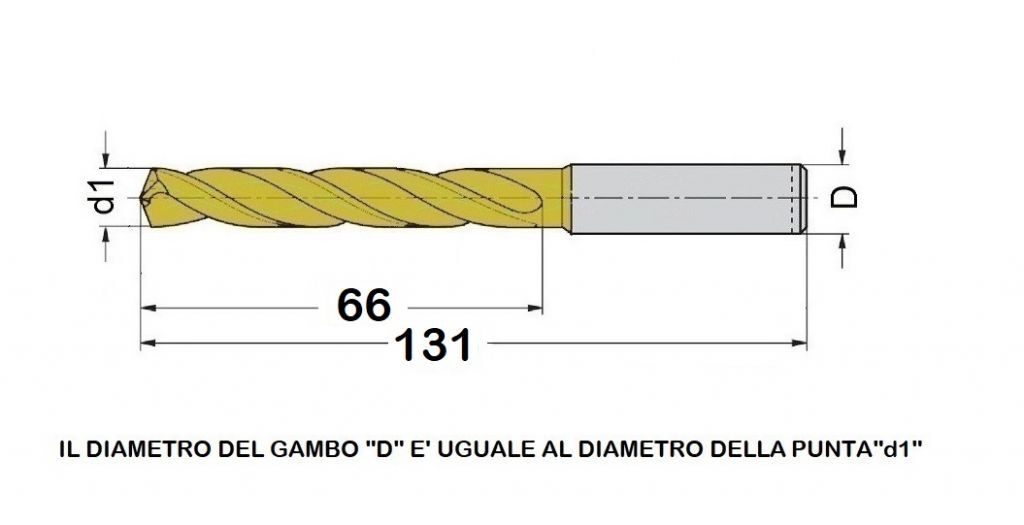 THP-2.900-2000 Punta a elica in metallo duro Ø20.0 a 2 taglienti, ad alte prestazioni con gambo cilindrico, profondità di foratura pari a 3xØ, rivestita in AlTiSiN