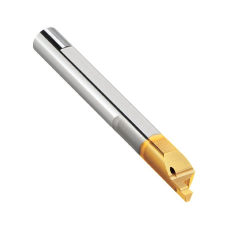 MFLCSX Micro Bareni destri per scanalatura frontale con rompitruciolo per esecuzione all'interno del foro Tiny Tools Carmex in metallo duro non rivestito K20, rivestito BXC o BMK, selezionare la dimensione d1 per il foro e L1 per la profondità