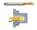 MQL CARMEX Kleinbohrer  für interne Profile Tiny Tools links Version Carmex Vollhartmetall Unbeschichtet K20, Beschichtet BMX und BXC, Langdrehen maschinen, Wählen Sie Mass d1 für das Loch und L1 für die Tiefe