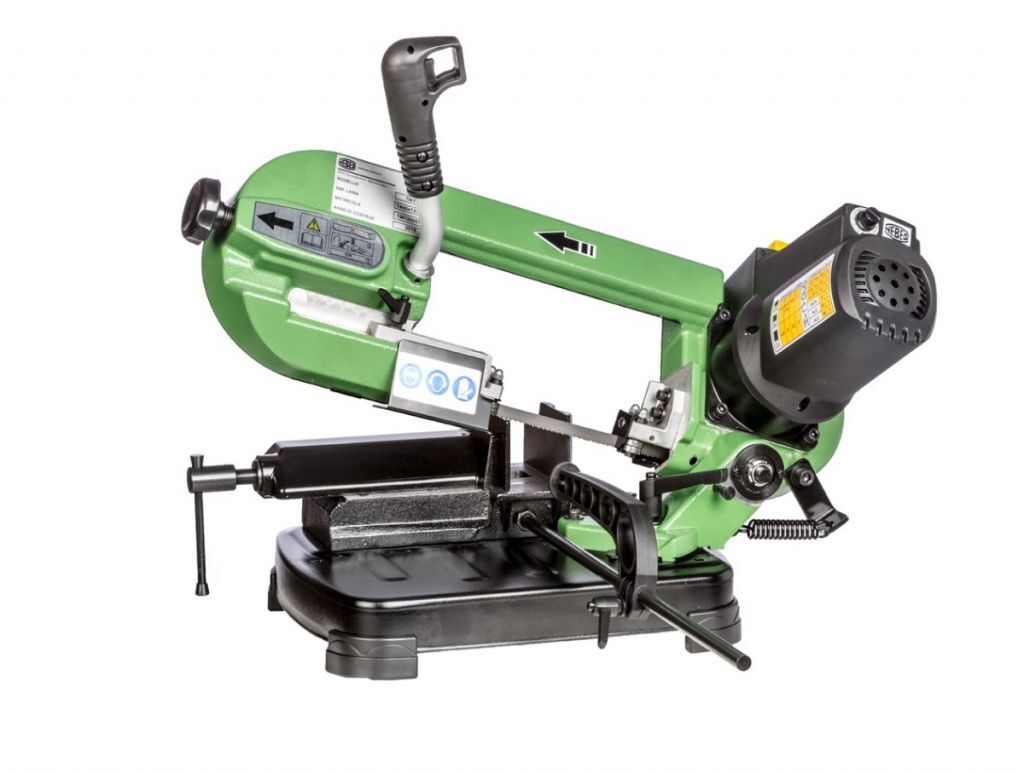 NEBES TM125 Segatrice a nastro trasportabile con motore inverter e variazione continua della velocità di taglio - Lama 1440x13x0.65 mm