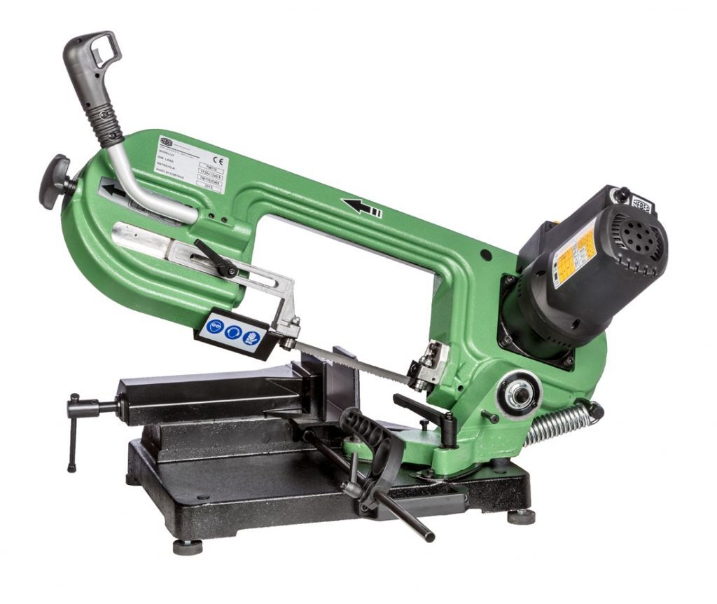 NEBES TM176 Segatrice a nastro motore inverter 2000W, trasportabile con variazione continua della velocità di taglio - Lama 1735x13x0.90 mm