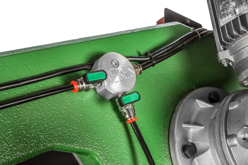 NEBES TM210 Dreiphasen-Industriebandsägemaschine mit 600/900 W Induktionsmotor und Kühlsystem - Klinge 2080x20x0.90 mm