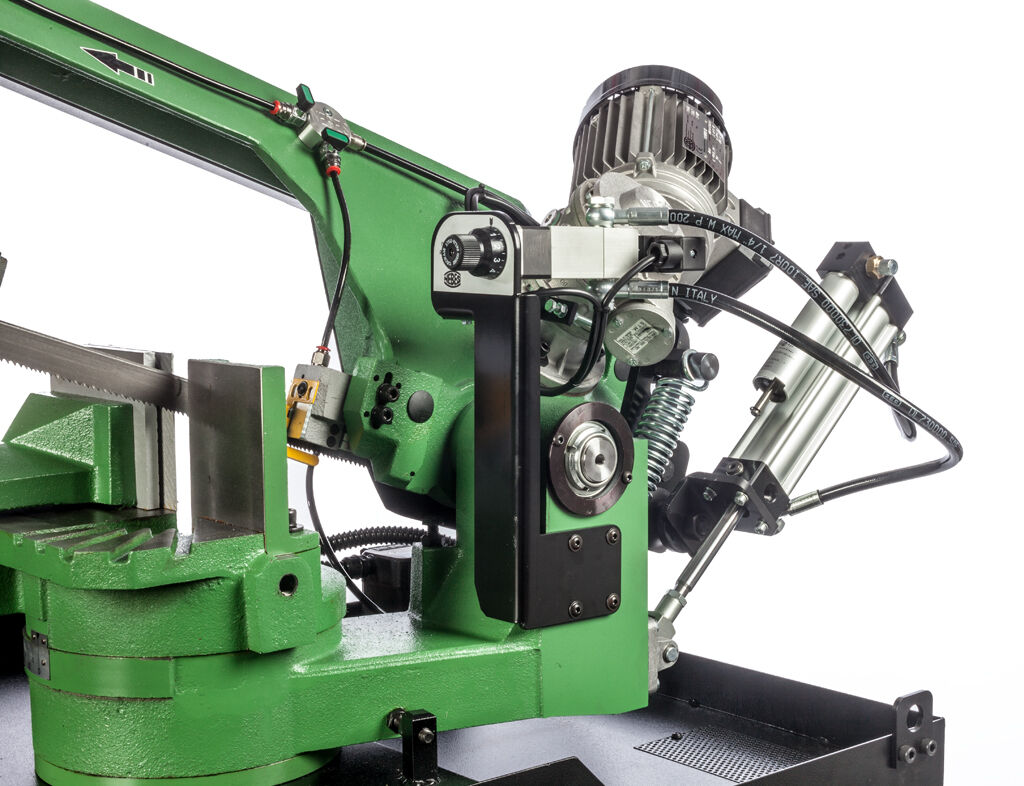 NEBES Elettromeccanica TM 275 CD Professionelle Bandsägemaschine mit Induktionsmotor und hydraulischer Bremse - Blattgröße 2450x27x0,90 mm
