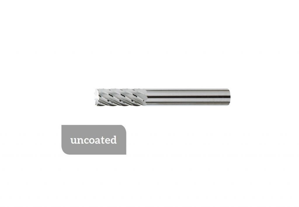 TM-3.51-1200 Hartmetall 30° Mehrschneider-Spiralfräser Ø12 mit 10 Schneiden