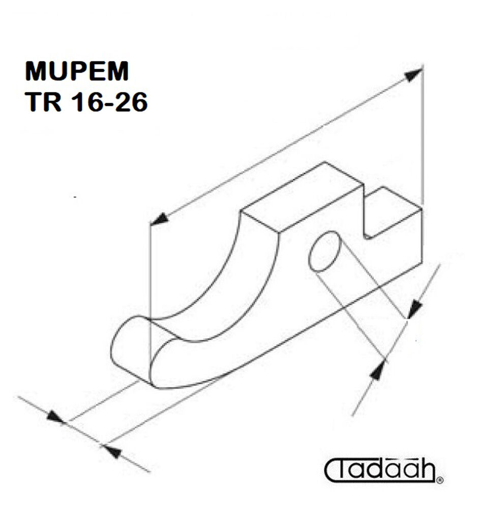 15-CA-060  Chuck lever suitable for single-spindle lathe MUPEM - TR 16-26