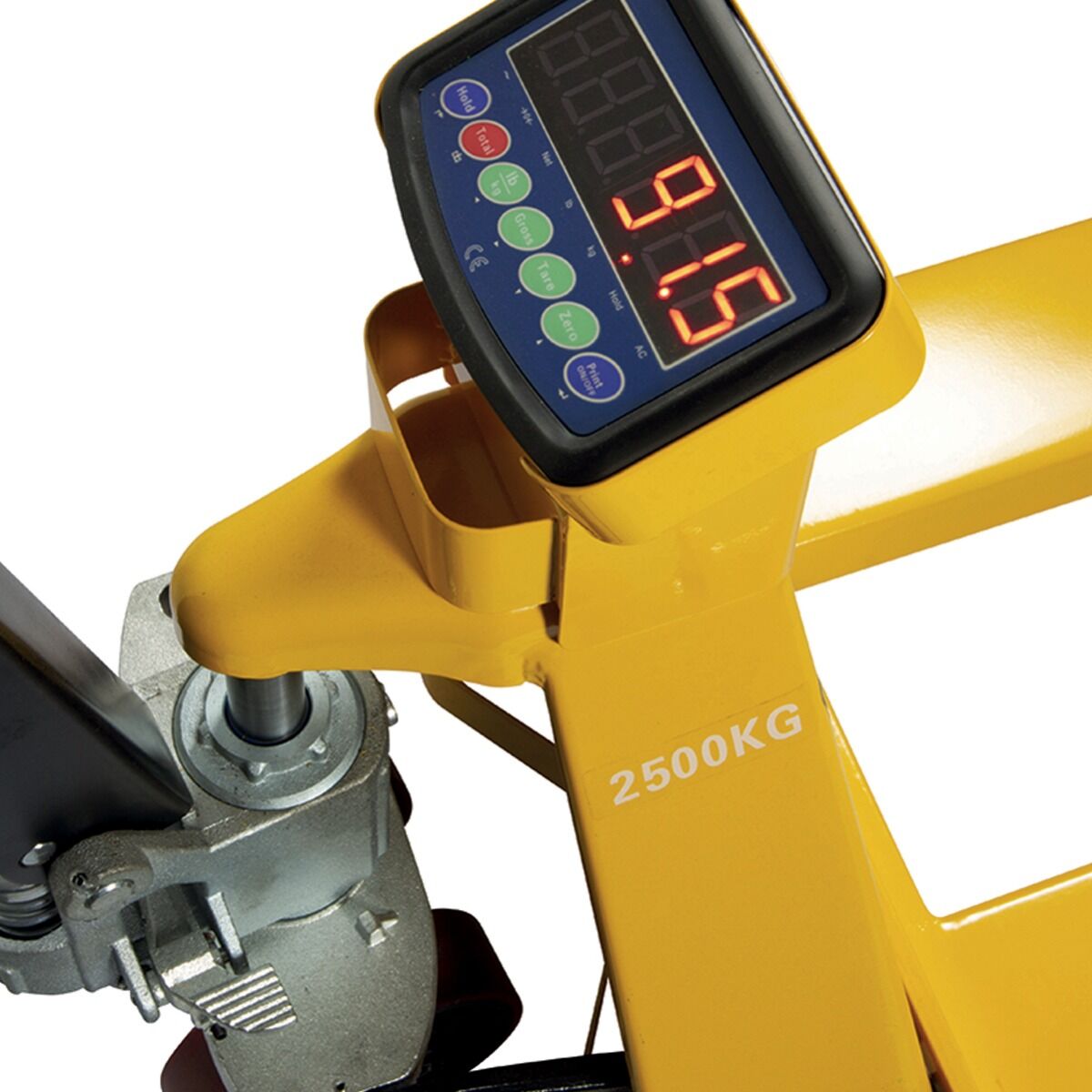 LTF 059600003B Professioneller Handhubwagen mit integrierter elektronischer Waage, Tragfähigkeit 2500 Kg