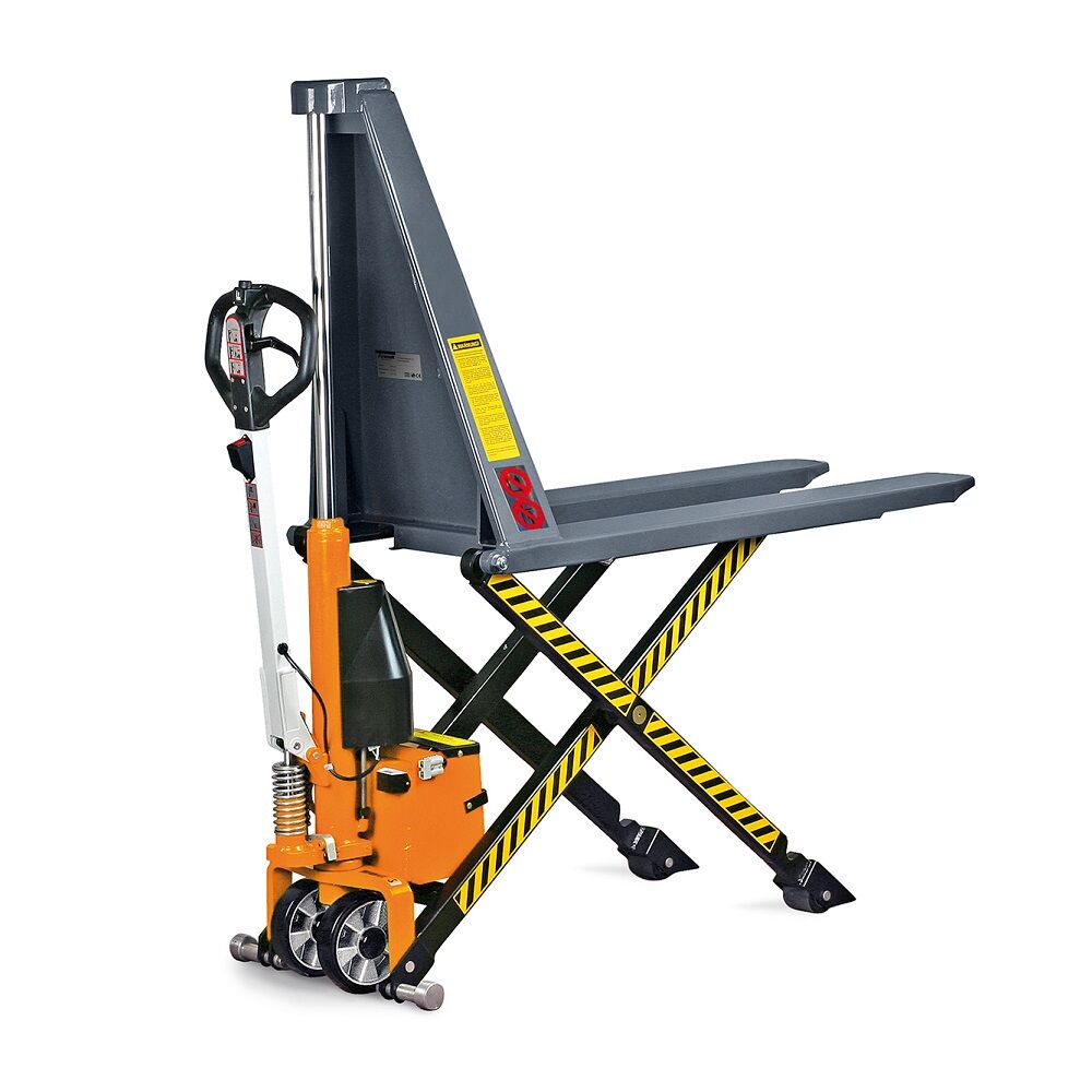 UNICRAFT 6150104 Scissor lift pallet truck Model PHH 1003 with electro-hydraulic lifting device, lifting capacity 1t, forks length 1170 mm
