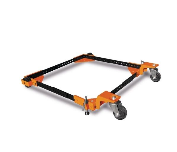 UNICRAFT 6190300 Base mobile universale con sistema telescopico per tutti i tipi di macchine, portata 300Kg, modello UF 300