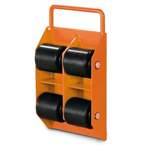 UNICRAFT 6193030 - Roller skids with 3t load capacity - Model TR 3 - Complete with 4 nylon rollers