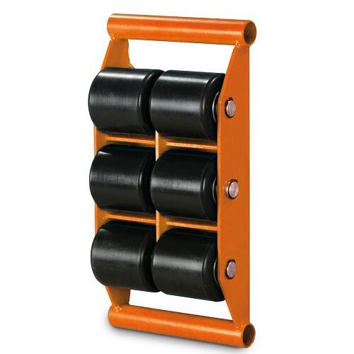 UNICRAFT 6193060 - Pattini a rulli con portata 6 tonellate - Modello TR 6 - Completo di 6 grossi rulli in nylon