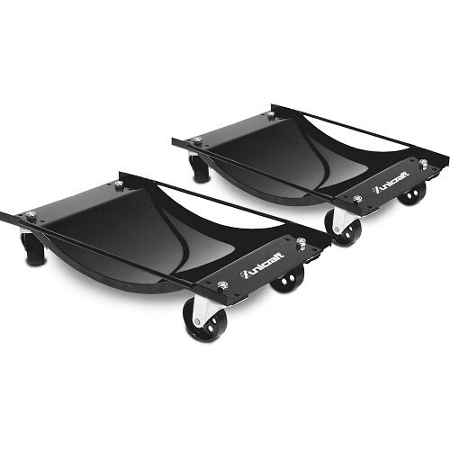 UNICRAFT 6201599 - Fahrzeugtransportwagen für Werkstätten, Tragfähigkeit 680 kg - Modell PRW 450
