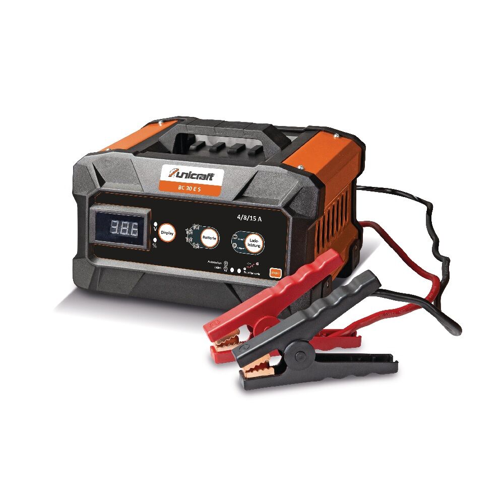 UNICRAFT 6851050 Caricabatterie e avviatore Modello BC 30 E S per batterie con tensione di carica di 12 e 24 V