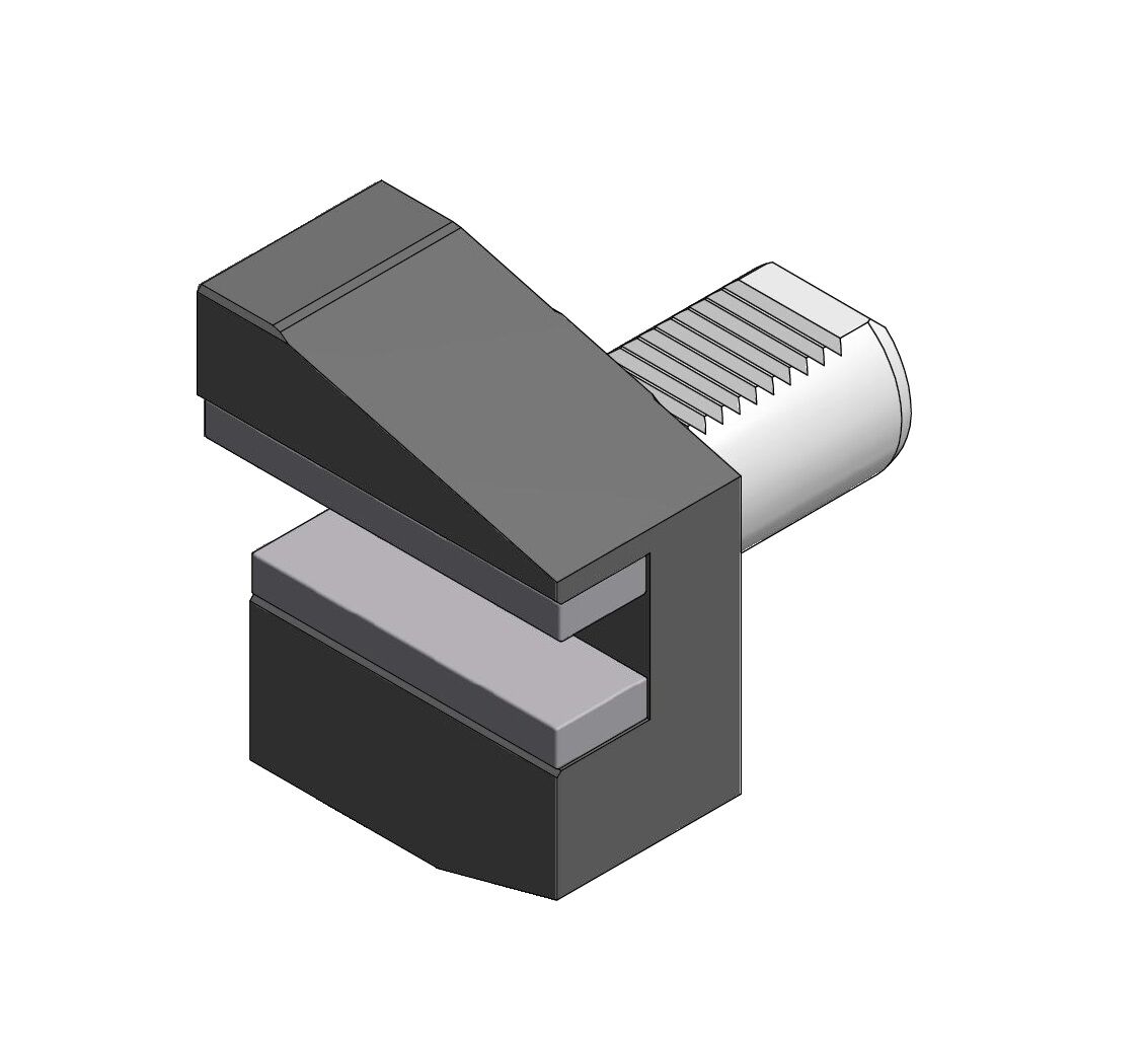 CAPORALI GAETANO Radial Toolholders Overhead Left Short, form B4 DIN ISO 10889-3, shank at choice VDI30, VDI40, VDI50, VDI60