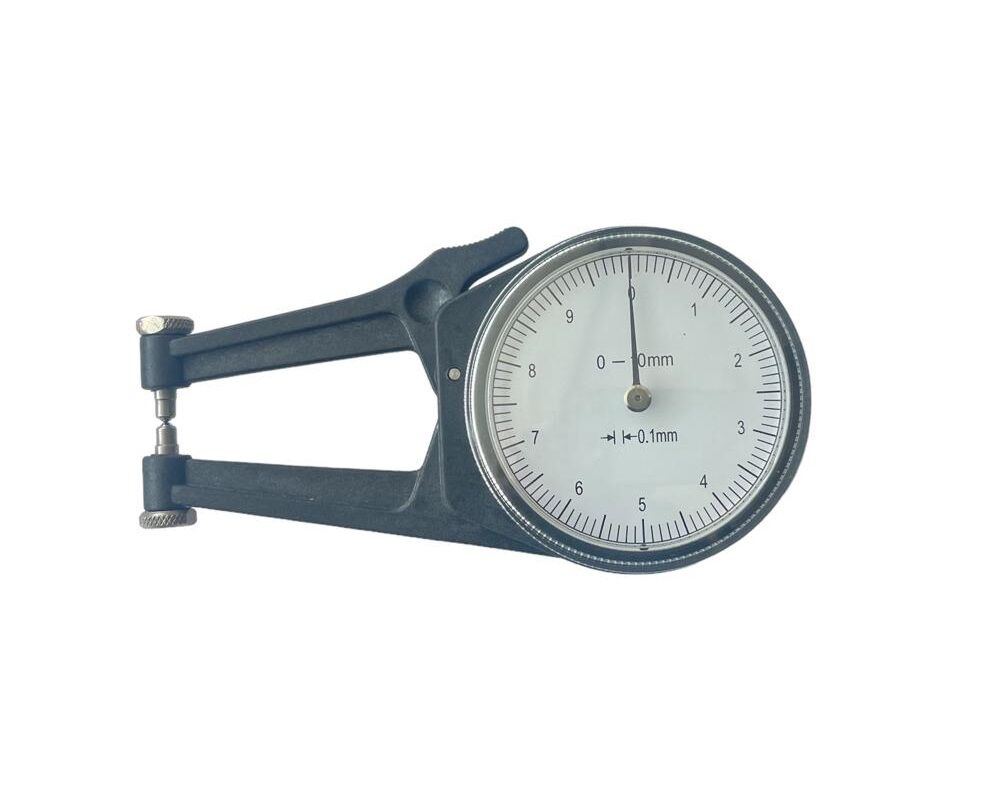 VOGEL 004.631 Dezimal-Schnelldickenmesser mit Armen 36mm - Messbereich 0: 10mm - Kugelkontakte Ø2mm - Ablesung 0,1mm
