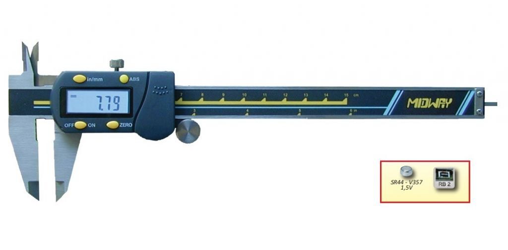 VOGEL 009.181 Digital calipers 150X40X0.01 ABS