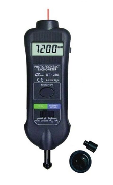 VG947-601 DIGITAL CONTACT TACHOMETER TRIPLE FUNCTION WITH LASER POINTER