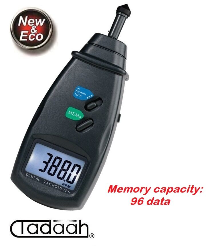 VG947-602E Digital tachometer RPM contact 0.5-19,999