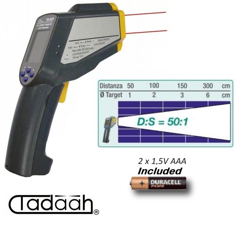 VG960-201 Infrarot-Thermometer -30/1000°C mit Laser