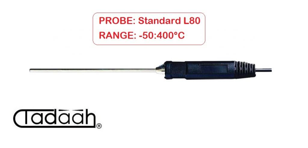 VG963-902E Standard-Sonde L80 Typ "K" -50°/400°C
