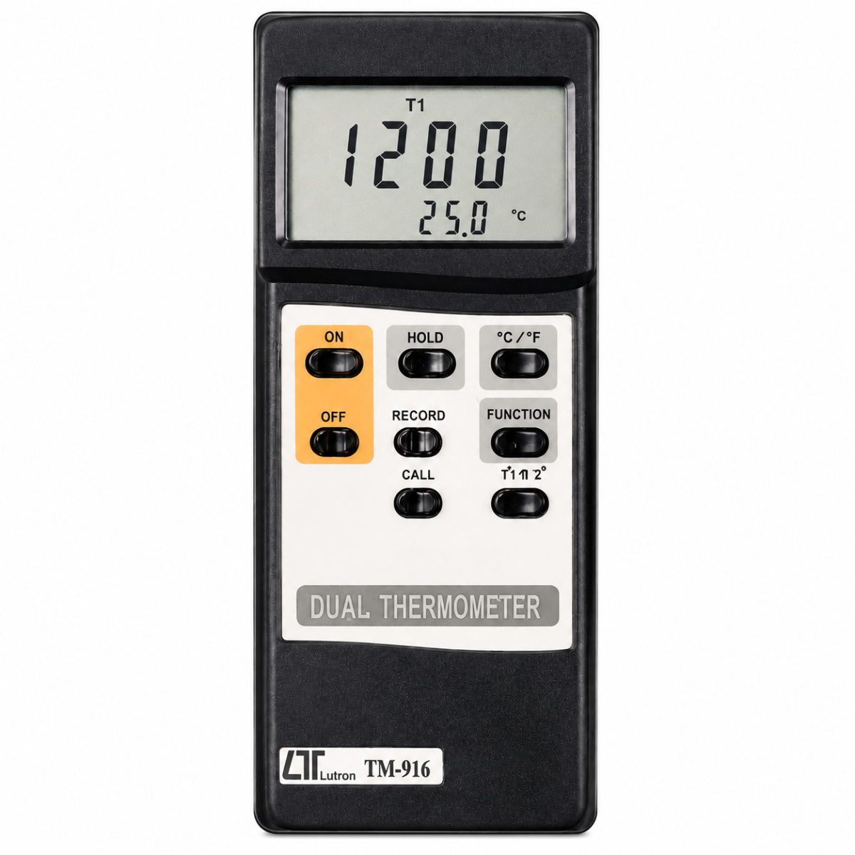 VOGEL 963.916 Termometro a doppio ingresso per sonde K modello TM 916 Lutron- Campo di misura -200°C a 1.370°C