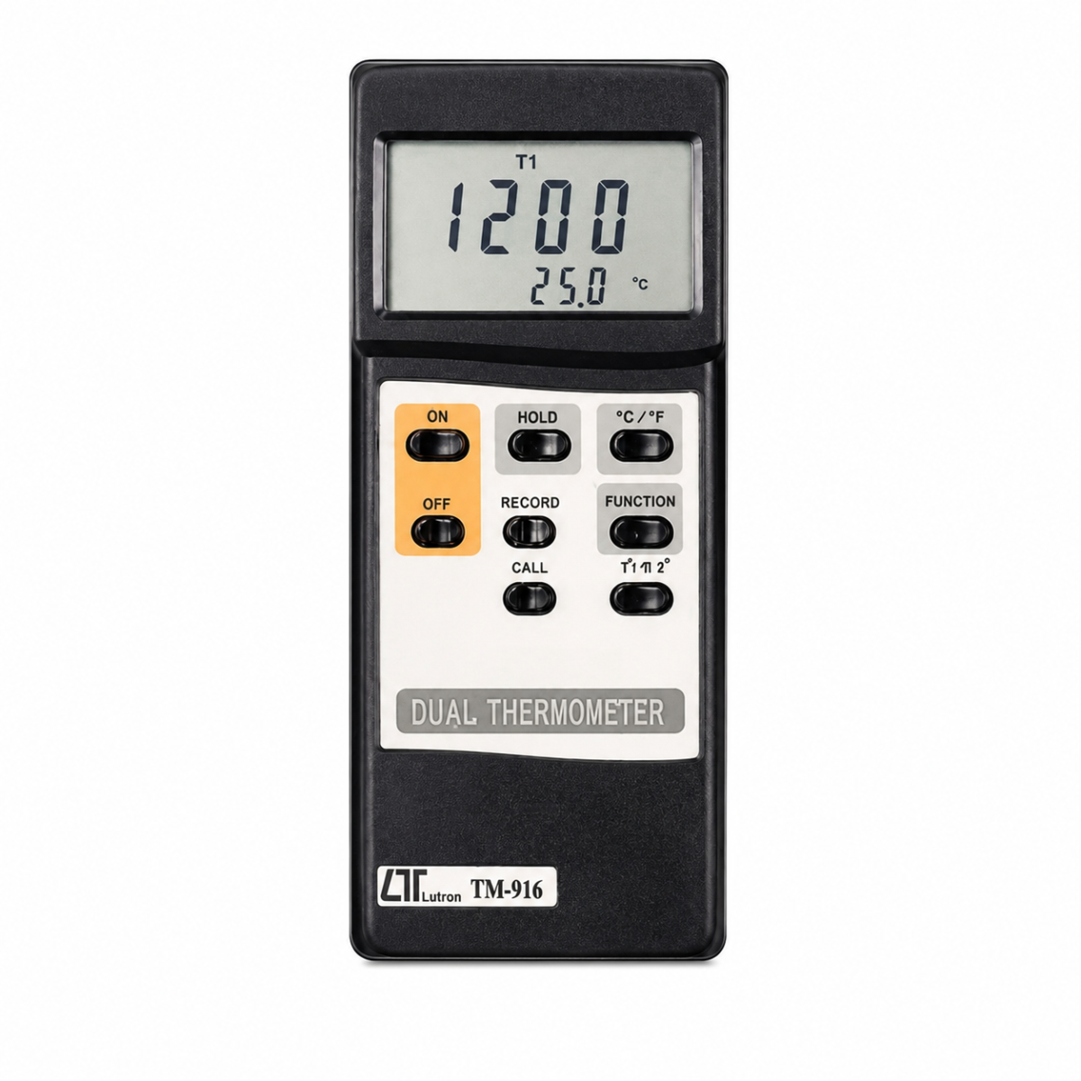 VOGEL 963.916 Termometro a doppio ingresso per sonde K modello TM 916 Lutron- Campo di misura -200°C a 1.370°C