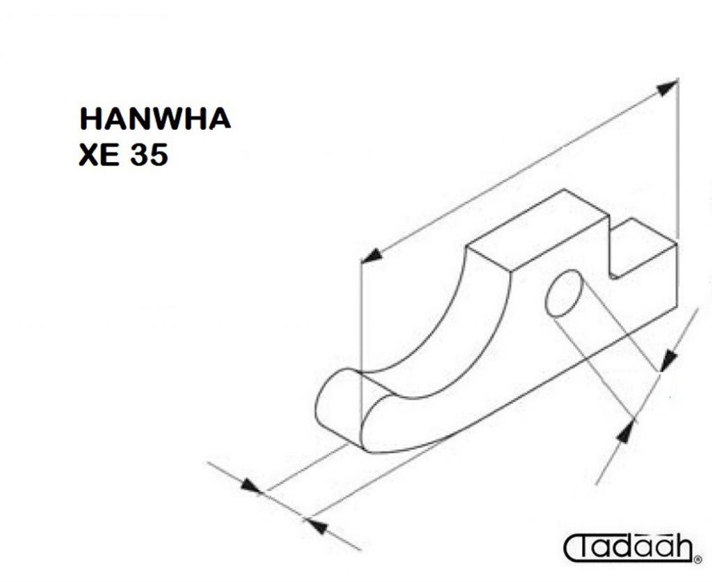 XE-15500-014A Spannfinger passend für Einspindeldrehautomat HANWHA -XE 35
