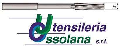 200 UTENSILERIA OSSOLANA Alesatori a macchina in HSSE, con diametro a scelta da Dia. 1 a Dia. 35 H7, e taglienti a elica sinistra da Z=4 a Z=10, codolo cilindrico