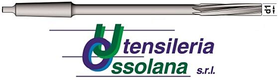 290 UTENSILERIA OSSOLANA Alesatori a macchina extra lunghi a progressione decimale con codolo a cono Morse, materiale tagliente HSSE, diametro di alesatura H7 a scelta