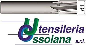 862 UTENSILERIA OSSOLANA Alesatori in metallo duro saldobrasato per macchine automatiche, taglienti elica inclinati sinistra 5°, con diametro a progressione centesimale a scelta